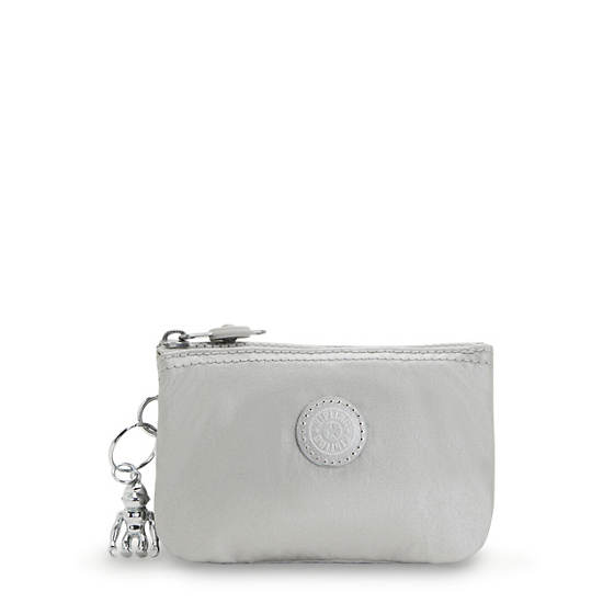 Kipling Creativity Small Metallic Pouch Vesker Sølv | NO 1106PJ